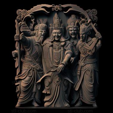 3D model To Master the Onixpected Enter Four Heavenly Kings Siba (STL)